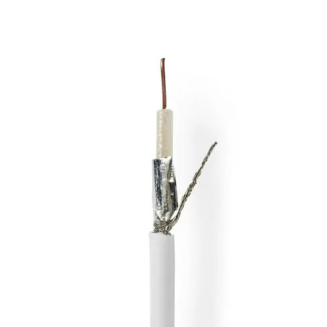Nedis Koaxiální kabel na cívce RG6T 75 Ohm / Dvojité Stínění / ECA / 100.0 m / Koax / PVC / Role