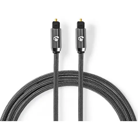 Nedis Optický audio kabel TosLink (M) - TosLink (M) 1.00 m šedá 