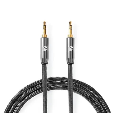 Nedis Stereo Audio kabel jack 3.5 mm (M) - jack 3.5 mm (M) 5.00 m šedá 