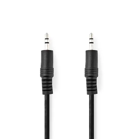 Nedis Stereo Audio kabel jack 3.5 mm (M) - jack 3.5 mm (M) 0.50 m černá 
