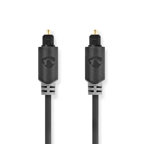 Nedis Optický audio kabel TosLink (M) - TosLink (M) 5.00 m antracit 