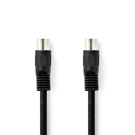 Nedis DIN Audio kabel DIN 5pinová (M) - DIN 5pinová (M) 1.00 m černá