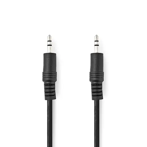 Nedis Stereo Audio kabel jack 3.5 mm (M) - jack 3.5 mm (M) 0.50 m černá 