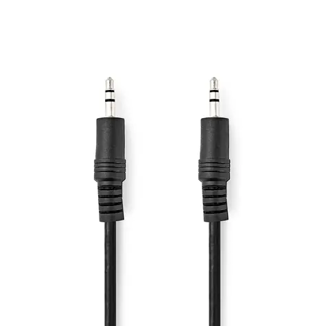Nedis Stereo Audio kabel jack 3.5 mm (M) - jack 3.5 mm (M) 1.00 m černá
