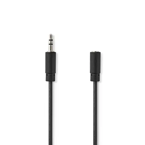 Nedis Stereo Audio kabel jack 3.5 mm (M) - jack 3.5 mm (F) 10.0 m černá 