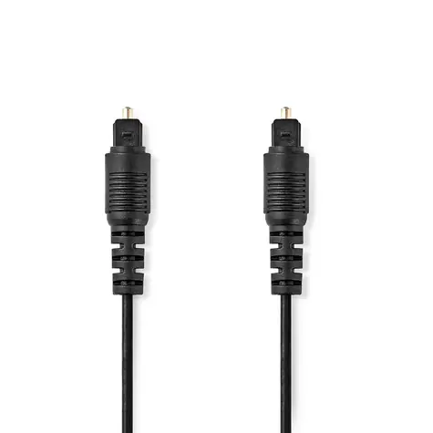 Nedis Optický audio kabel TosLink (M) - TosLink (M) 1.00 m černá 