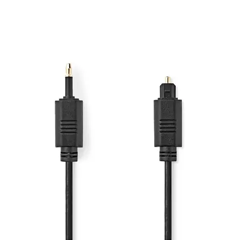 Nedis Optický audio kabel TosLink (M) - Mini-Toslink (M) 1.00 m černá 