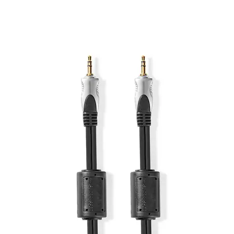 Nedis Stereo Audio kabel jack 3.5 mm (M) - jack 3.5 mm (M) 5.00 m černá 