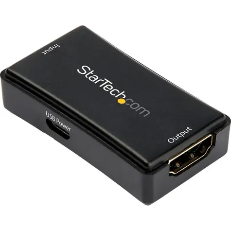 Startech HDMI Signal Booster - 4K 60Hz / USB napájení / HDMI Inline Repeater & Amplifier / 7.1 Audio podpora