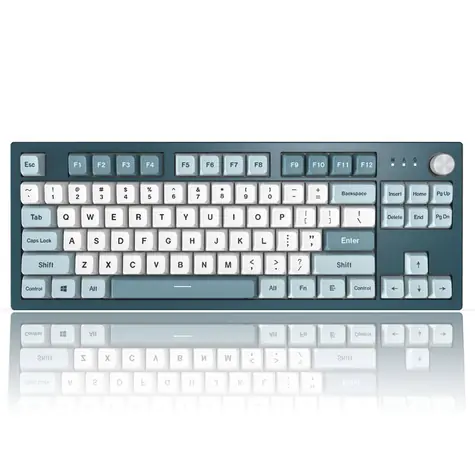 Montech MKey TKL Freedom modá / herní klávesnice / mechanická / spínače GateronG Pro 2.0 Brown / drátová / US