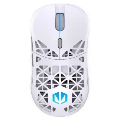 Endorfy LIV Plus Wireless bílá / Bezdrátová myš / optická / 26000 dpi  / 6 tlačítek / ARGB / USB / 1.8m / dokovací stani