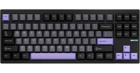 MCHOSE GX87 Max Matcha Latte V2 černá / herní bezdrátová klávesnice / mechanická / Matcha Latte V2 / 2.4GHz / US Layout