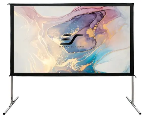 ELITE SCREENS plátno mobilní outdoor stativ 120