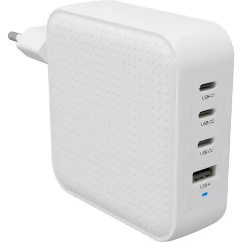 Targus HyperJuice 100W bílá / nabíječka do sítě / 3x USB-C / 1x USB-A / QC 3.0 / PD 3.0