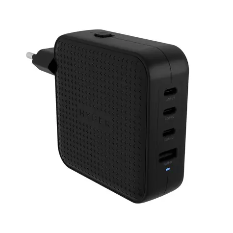 Targus HyperJuice 100W černá / nabíječka do sítě / 3x USB-C / 1x USB-A / QC 3.0 / PD 3.0