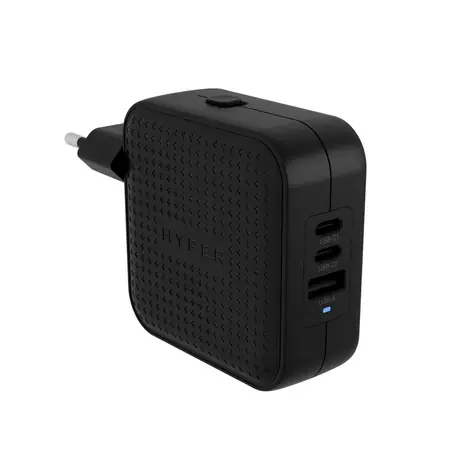 Targus HyperJuice 70W černá / nabíječka do sítě / 2x USB-C / 1x USB-A / QC 3.0 / PD 3.0
