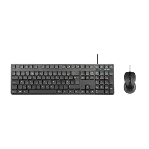 Targus AKM622ES Full sized černá / klávesnice + myš / USB / Antibakteriální / ES