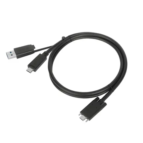 Targus ACC1133GLX Sada kabelů USB-C černá / pro Targus Universal / Universal QUAD 4K / křídlové šrouby