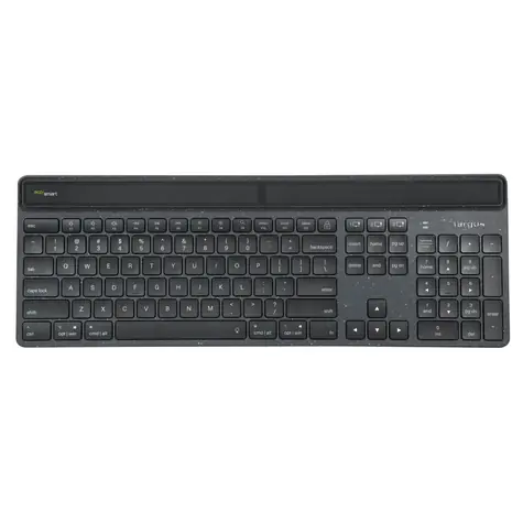 Targus AKB868NO EcoSmart černá / Bezdrátová klávesnice / Bluetooth 5.0 / antibakteriální / NO