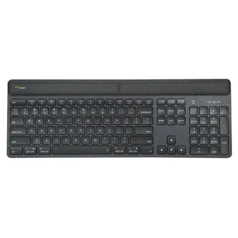 Targus AKB868ES EcoSmart černá / Bezdrátová klávesnice / Bluetooth 5.0 / antibakteriální / ES