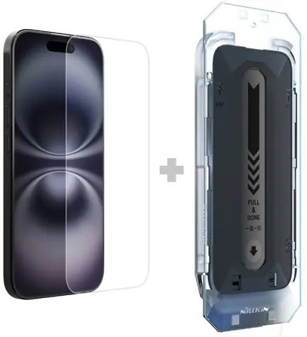 Nillkin Tvrzené Sklo 0.2mm H+ PRO 2.5D pro Apple iPhone 16 (s aplikátorem)