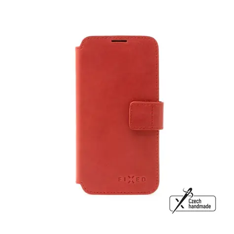 FIXED Kožené pouzdro typu kniha ProFit pro Samsung Galaxy A36 5G červené