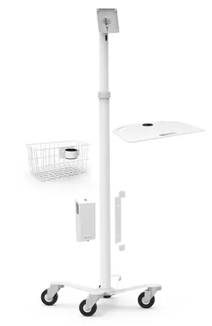 Compulocks RF02BKTW Příslušenství pro pojízdné stojany bílá