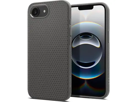 Spigen Liquid Air ochranný kryt pro Apple iPhone 16e marble gray 