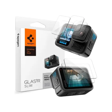 Spigen Glass tR SLIM Multi Pack FS/CL/BS ochranné sklo pro GoPro Hero 13 / 2ks