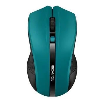 CANYON CNE-CMSW05G zelená / optická bezdrátová myš / 800/1200/1600 dpi / 4 tlačítka / USB 2.0 / 2.4GHz / 2x AAA