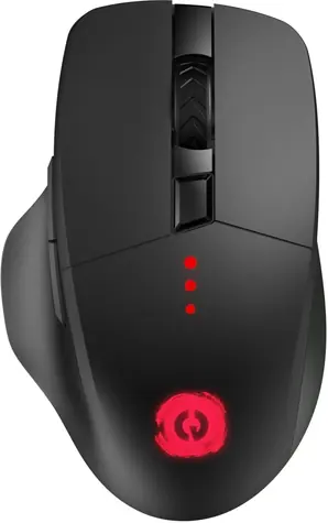 CANYON Crusader GMW-13 CND-SGMW13 černá / Bezdrátová herní myš / až 1600 DPI / 7 tlačítek / USB 2.0 / 2.4GHz / RGB 
