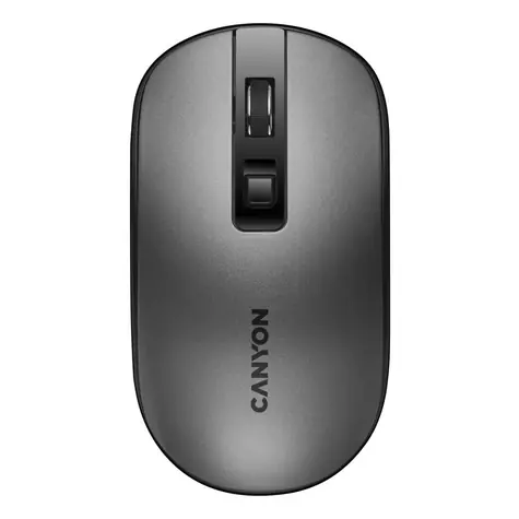 CANYON CNS-CMSW18DG_EU šedá / optická bezdrátová myš / 800/1200/1600 dpi / 4 tlačítka / USB 2.0 / 2.4GHz / 300mAh
