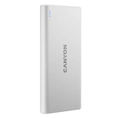 CANYON CNE-CPB1006W bílá / Powerbanka / 10000mAh / 1x USB-C / 1x microUSB / 2x USB-A 