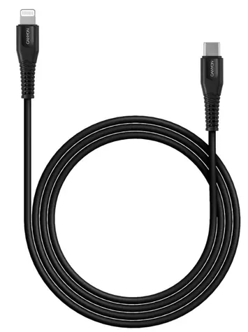 CANYON CNS-MFIC4B černá / nabíjecí kabel / Lightning - USB-C / 18W / 1.2m
