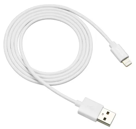 CANYON CNS-MFICAB01W bílá / nabíjecí kabel / USB 2.0 - Lightning / 1m