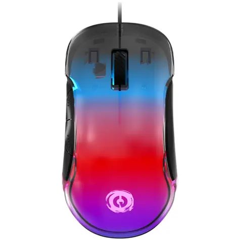 CANYON CND-SGM728 černá / Herní optická drátová myš / až 12 800 DPI / 7tlačítek / USB-A / RGB / 1.65 m