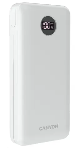 CANYON PB-2001W 20000 mAh bílá / Powerbanka / 2x USB-A / 2x USB-C