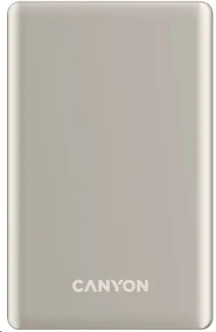 CANYON CNS-CPB510BE béžová / Powerbanka / 10000mAh / PD 20W / bezdrátové nabíjení & USB-C