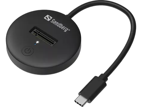 Sandberg USB 3.2 Dock pro M.2+NVMe SSD černá