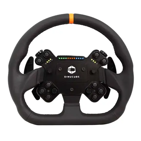 Simucube Valo GT-23 Wireless kožený herní volant s průměrem 320mm černá