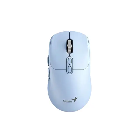 GENIUS NX-8080S modrá / Optická bezdrátová myš / 1600 dpi / Copilot / 7 tlačítek / 1x AA