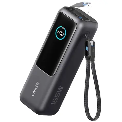 Anker Powerbank A1695H11 šedá / 25000 mAh / PD 165W / 3x USB-C & 1x USB-A