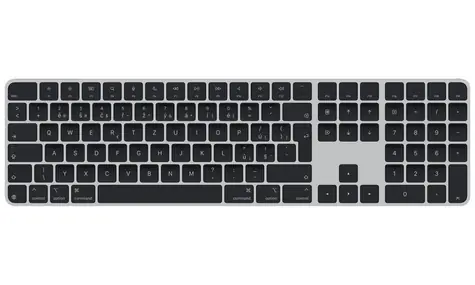 Apple Magic Keyboard s Touch ID a numerickou částí - CZ / klávesnice / BT / CZ Layout