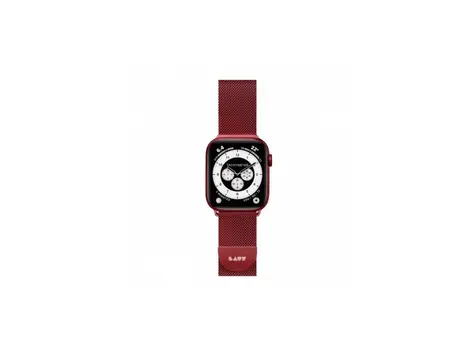 LAUT Steel LOOP řemínek na Apple Watch 38 & 40 mm červená