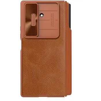 Nillkin Qin Book PRO Pen Slot Pouzdro pro Samsung Galaxy Z Fold 7 Brown