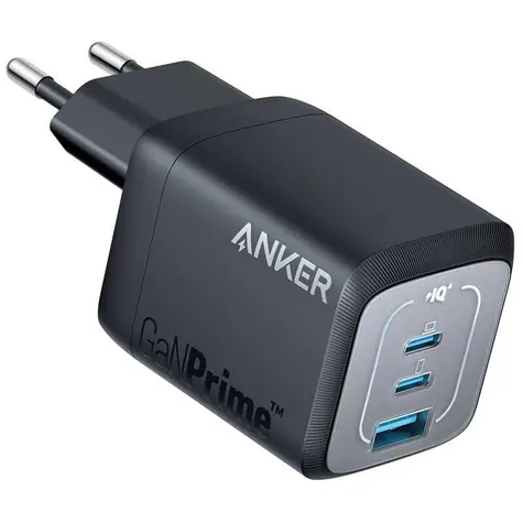 Anker Prime černá / Nabíječka do sítě / 2xUSB-C / 1xUSB / GaN 67W