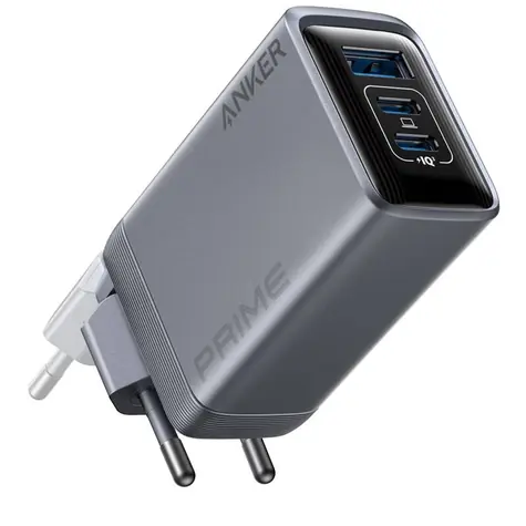 Anker Prime Nabíječka do sítě stříbrná / 2xUSB-C / 1xUSB / 100W