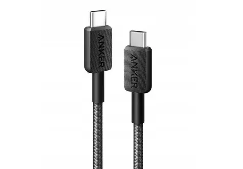 Anker 322 kabel černý / USB-C - USB-C / 0.9m / 40W 