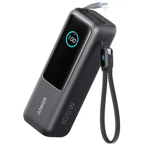 Anker 25000mAh Powerbanka šedá / 165W / 2x kabel USB-C 