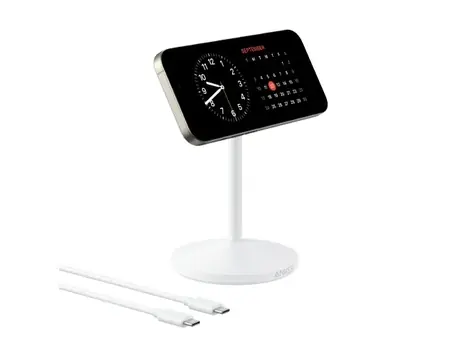 Anker MagGo A25X1 Bezdrátový nabíjecí stojánek bílá / USB-C / 15W 